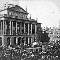 1859 Webster statue StateHouse Boston byDelossBarnum detail