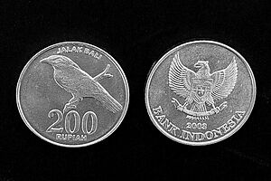 200 rupiah coin of Indonesia