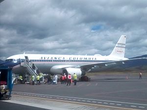 A320 de Avianca celebrando 100 años con sus colores antiguos