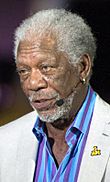 Academy Award-winning actor Morgan Freeman narrates for the opening ceremony (26904746425) (cropped) 3