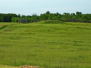 Aztalan platform mound