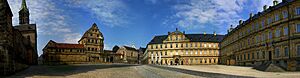 Bamberg-Domplatz-Panorama