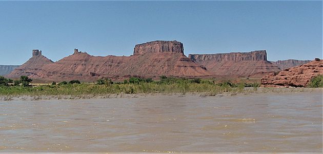 Convent Mesa from the Colorado River