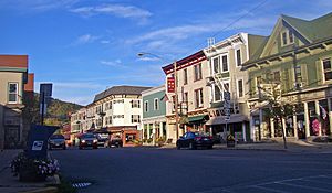 Main Street from Walnut Street to Bridge Street near NY 30