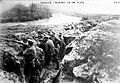 German trenches on the aisne