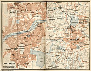 Hyderabad map 1914