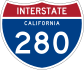 Interstate 280 marker