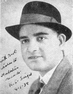 KL Saigal publicity photo