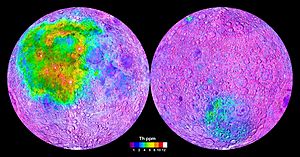 Lunar Thorium concentrations