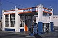 Mattoon Service Station (pre-fabricated), angle view, National & Washington Boulevards, Culver City, California LOC 37555778230