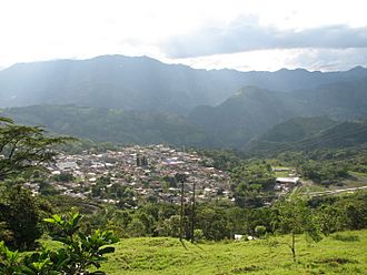 Panorámica de Muzo, Boyacá