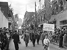 Parade in Montreal's Chinatown