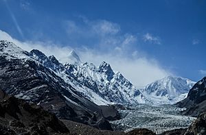 Passu glacier