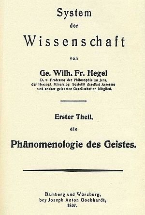 Phänomenologie des Geistes