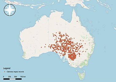 Species distribution map