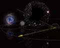 1e15m comparison cat's eye nebula barnard 68 one light year