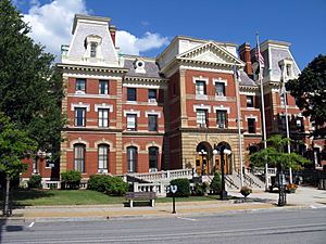 The Cambria County Courthouse in Ebensburg