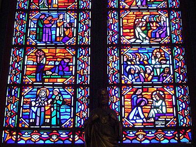 Cathedral of Amiens glass window