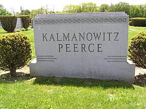 Jan Peerce Headstone 2011