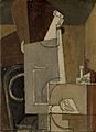 Louis Marcoussis Personnage écrivant c1931