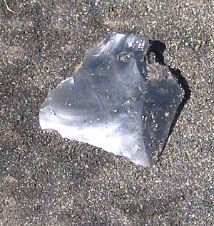 Obsidian near Te Kaha Point