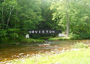 Old Orviston RR bridge