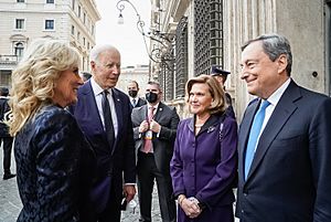 President Joe Biden and Prime Minister Mario Draghi