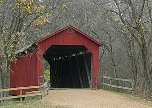 Sandy creek covered bridge 02