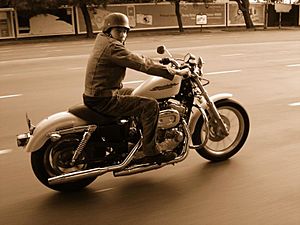 Sportster moving