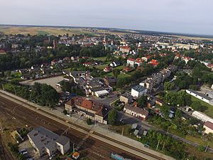 Aerial view of Olesno