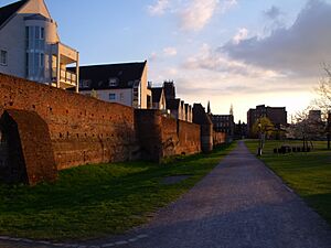 Stadtmauer Duisburg Außenseite 3