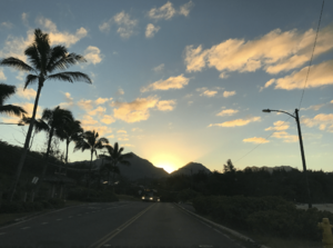 Sunset Lanikai Beach-Kailua-Bay 01-08-2017