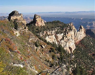 Tritle Peak from Roosevelt Point