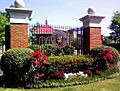 Tuskegee University main entrance