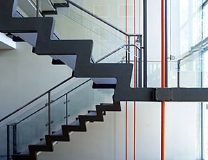 Arne jacobsen, rødovre town hall, stairwell 1952-1956