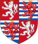 Coat of Arms of John of Bohemia (the Blind) as King of Bohemia and Count of Luxembourg