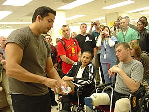 David Blaine hospital 2005