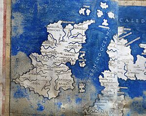 Francesco Berlinghieri, Geographia, incunabolo per niccolò di lorenzo, firenze 1482, 09 isole britanniche 02 irlanda