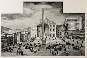 Fresco of Piazza S. Pietro