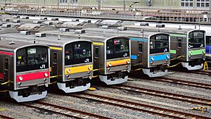 JR East Keiyō depot 205 series family festival 20190921