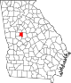 State map highlighting Lamar County