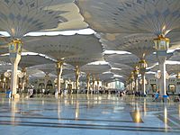 Masjid e Nabawi Courtyard Umbrellas