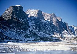 Mount Odin snow and ice