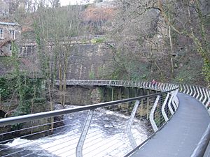 New Mills, Torr Vale Millennium Walkway 1668