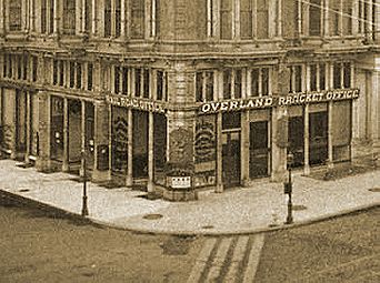 Overland RR Ticket Office in the Palace Hotel SF