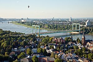 Rodenkirchener Brücke Luftaufnahme