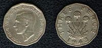 Threepence 1943