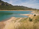 Vista parcial del Embalse de Calanda