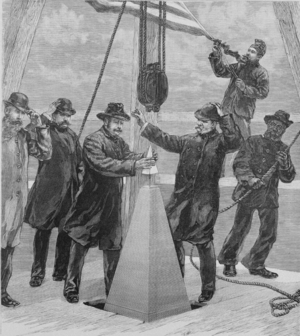 Washington Monument - Setting the capstone - Harper's Weekly (cropped)