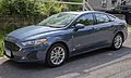 2019 Ford Fusion Hybrid SE, Blue, front left